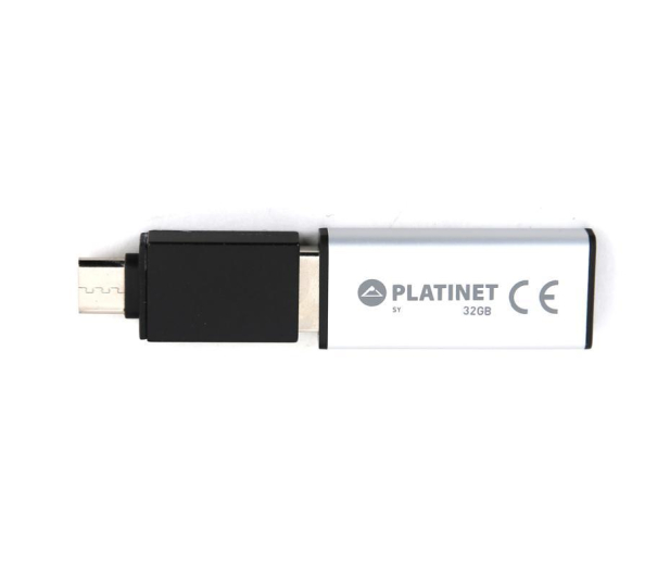 PLATINET X-Depo 32GB USB + Type-C Adapter SILVER PMFEC32S - 1439794 - zdjęcie 3